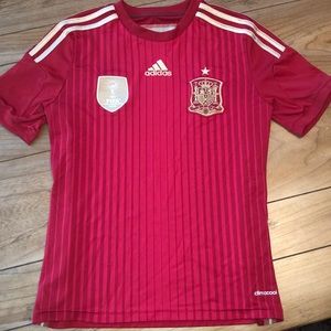 Gently Worn Boys Spain soccer Jersey!